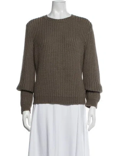 Pre-owned Red Valentino Crew Neck Sweater In Brown
