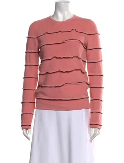 Pre-owned Red Valentino Crew Neck Sweater In Pink
