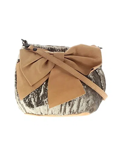 Pre-owned Red Valentino Crossbody Bag In Gold