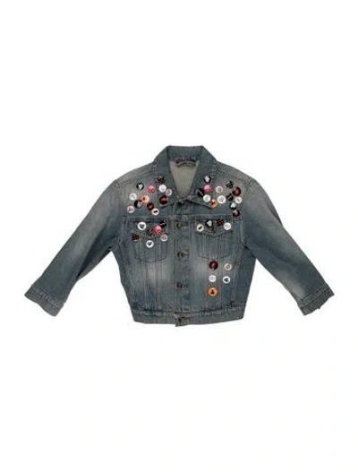 Pre-owned Red Valentino Denim Jacket In Blue