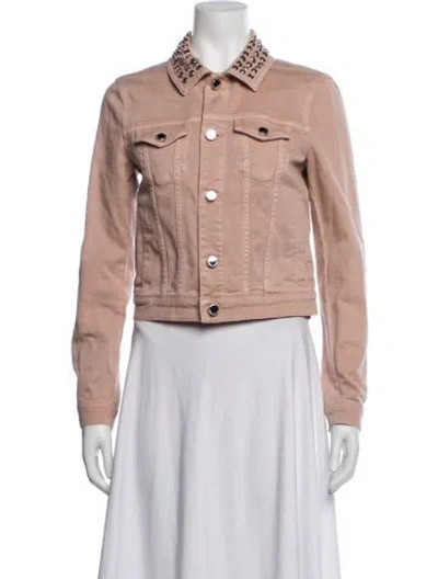 Pre-owned Red Valentino Denim Jacket In Pink