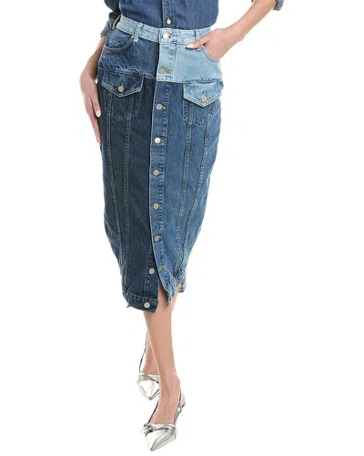 Red Valentino Denim Skirts In Blue