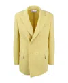 Red Valentino Double-breasted Suit Jacket In Nude