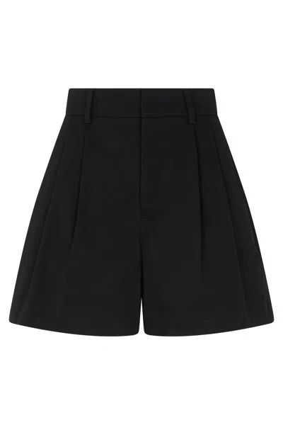 Red Valentino Elegant Black High-waisted Shorts, Perfect For Any Look.