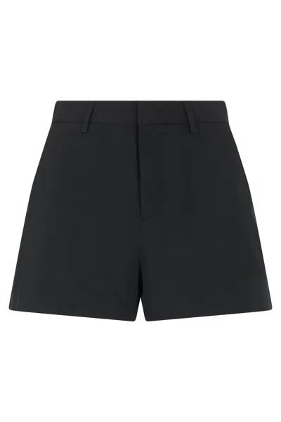 Red Valentino Elegant Black Shorts High Waist With Versatile Design.