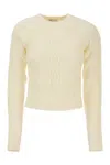 RED VALENTINO FEMININE AND COZY: MOHAIR-BLEND KNIT CREW NECK FOR THE COLD SEASON