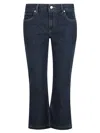 RED VALENTINO FITTED BUTTONED JEANS