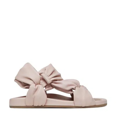 Red Valentino Flat Sandals In Neutral