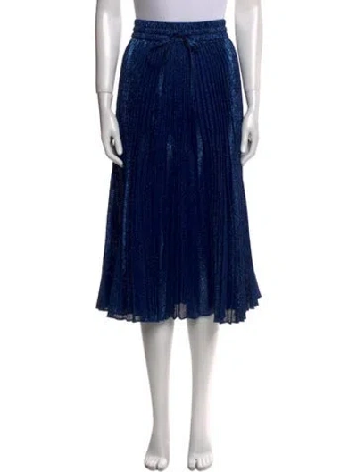 Pre-owned Red Valentino Glitter Accents Midi Length Skirt
