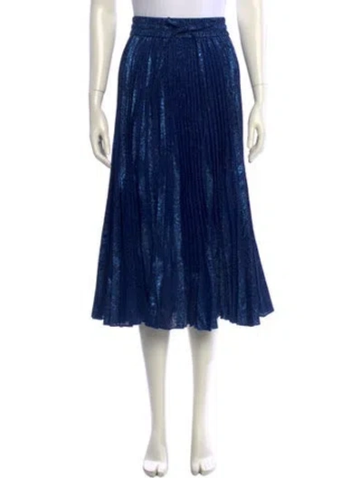 Pre-owned Red Valentino Glitter Accents Midi Length Skirt
