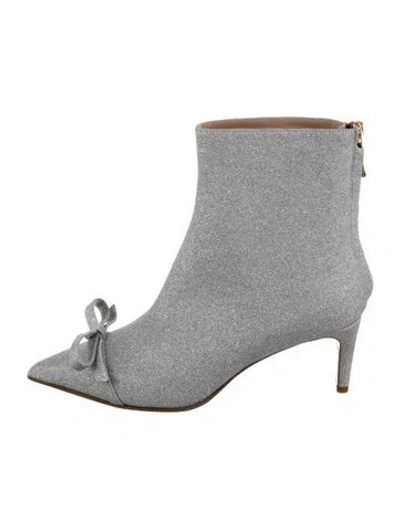 Pre-owned Red Valentino Glitter Bow Accents Boots