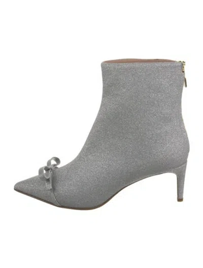 Pre-owned Red Valentino Glitter Bow Accents Boots