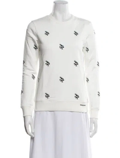 Pre-owned Red Valentino Graphic Print Crew Neck Sweatshirt W/ Tags In Multi