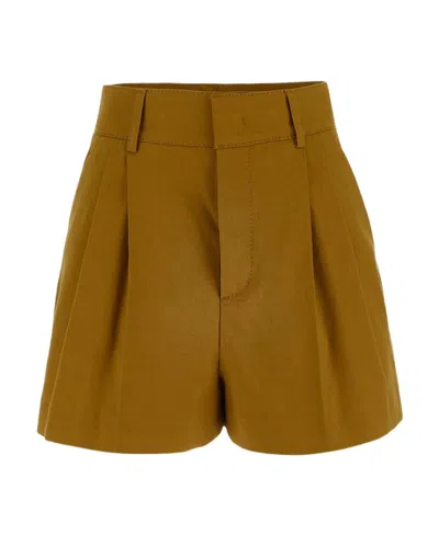 Red Valentino High-rise Casual Shorts In Brown