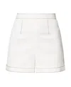 Red Valentino High Waist Shorts In White