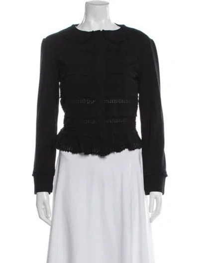 Pre-owned Red Valentino Jacket In Black