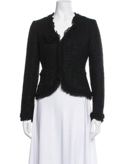 Pre-owned Red Valentino Jacket In Black