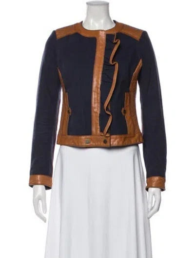 Pre-owned Red Valentino Jacket In Blue