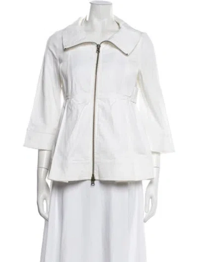 Pre-owned Red Valentino Jacket In White