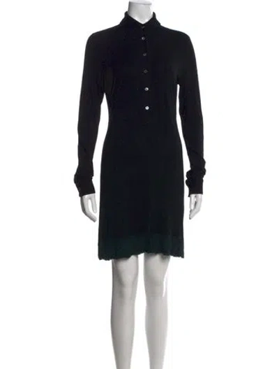 Pre-owned Red Valentino Knee-length Dress In Black