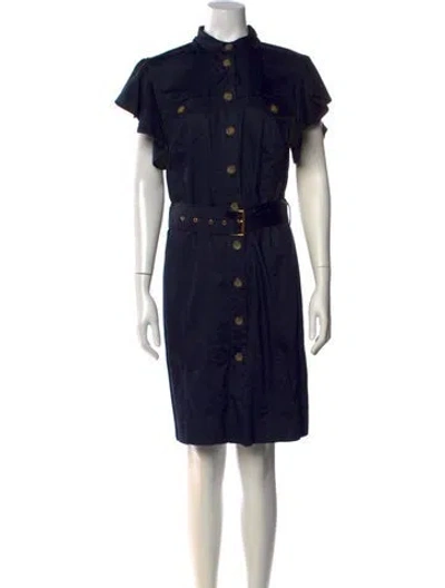 Pre-owned Red Valentino Knee-length Dress In Blue