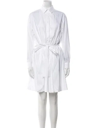 Pre-owned Red Valentino Knee-length Dress W/ Tags In White