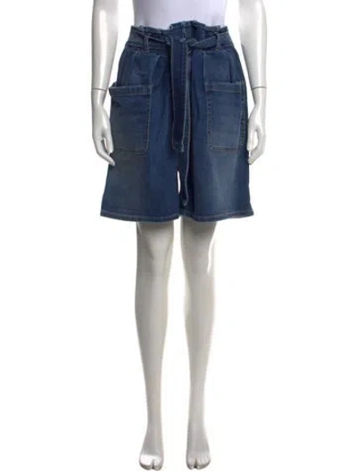 Pre-owned Red Valentino Knee-length Shorts In Blue