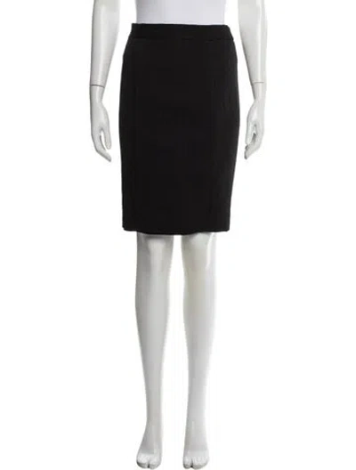 Pre-owned Red Valentino Knee-length Skirt In Black