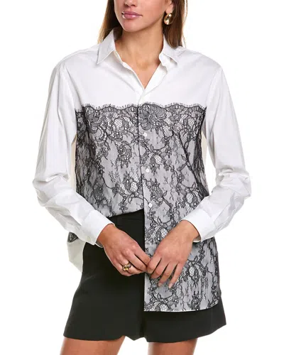 Red Valentino Lace Shirt In White