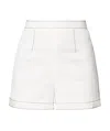 Red Valentino High Waist Shorts In White