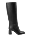 Red Valentino Redvalentino Almond Toe Block Heel Boots In Negro