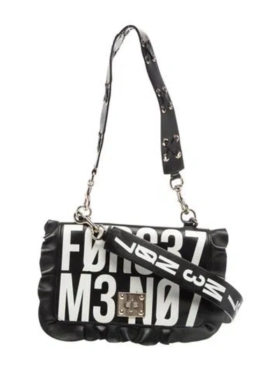 Pre-owned Red Valentino Leather Top Handle Bag In Multi
