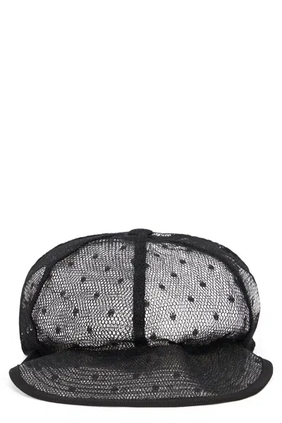 Red Valentino Lightweight Cap With Adjustable Breathable Visor. In Black