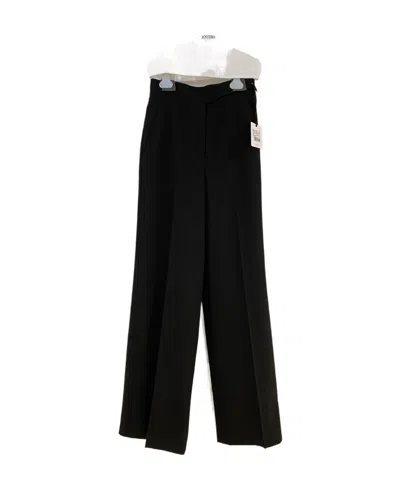 Red Valentino Logo Casual Pants In Black