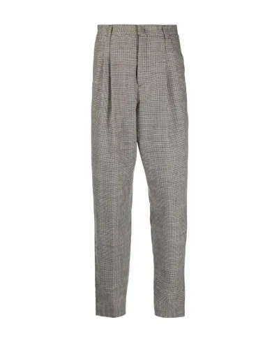 Red Valentino Logo Casual Pants In Gray