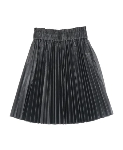 Red Valentino Logo Skirt In Black