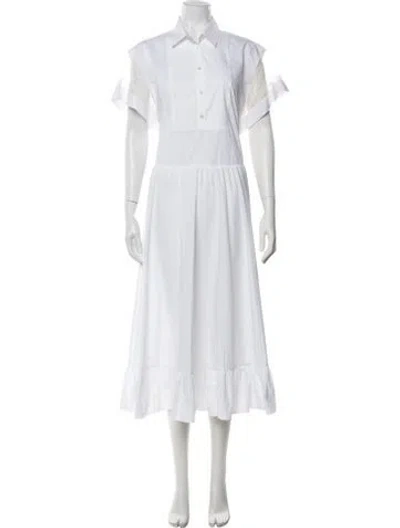 Pre-owned Red Valentino Long Dress W/ Tags In Neutrals