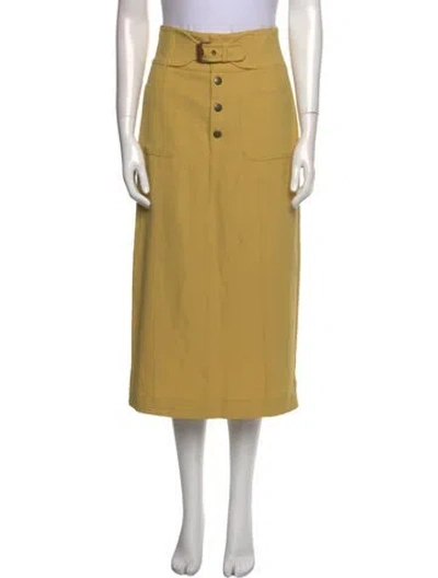 Pre-owned Red Valentino Midi Length Skirt In Neutral
