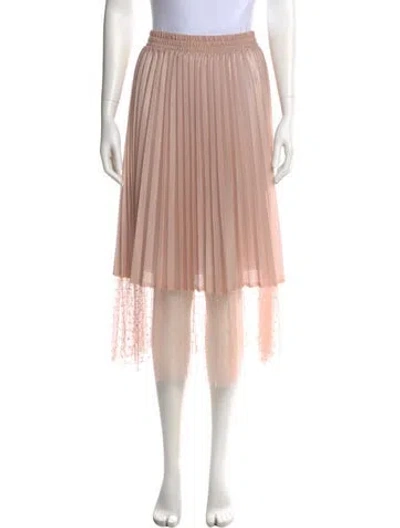 Pre-owned Red Valentino Midi Length Skirt W/ Tags In Neutral