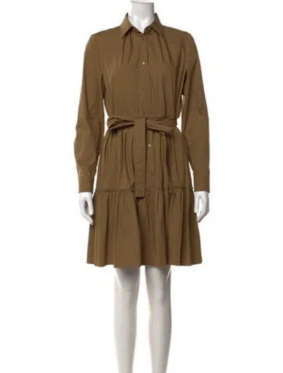 Pre-owned Red Valentino Mini Dress In Brown