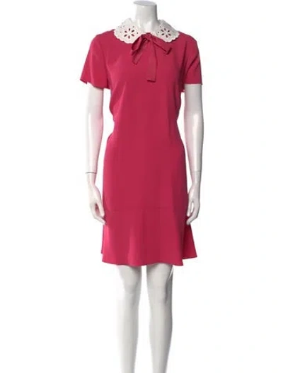 Pre-owned Red Valentino Mini Dress In Pink