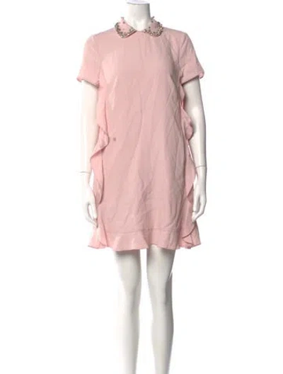 Pre-owned Red Valentino Mini Dress In Pink