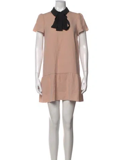 Pre-owned Red Valentino Mini Dress In Pink