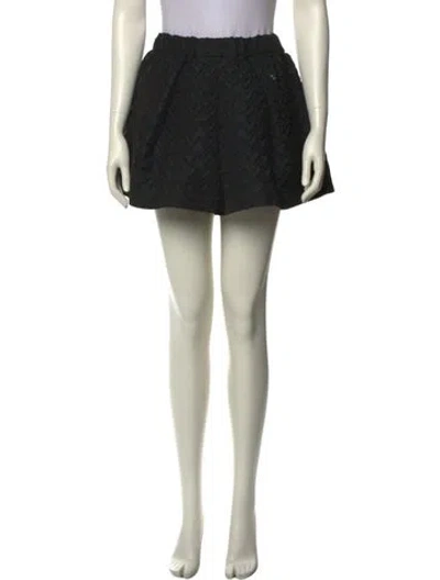 Pre-owned Red Valentino Mini Shorts In Black