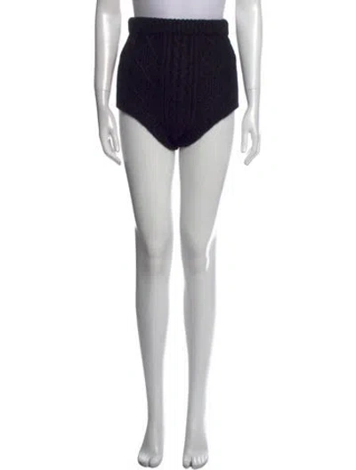 Pre-owned Red Valentino Mini Shorts In Black