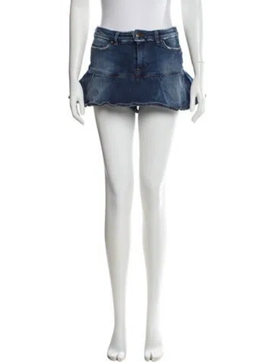 Pre-owned Red Valentino Mini Shorts In Blue