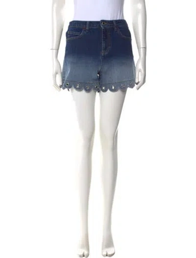 Pre-owned Red Valentino Mini Shorts In Blue