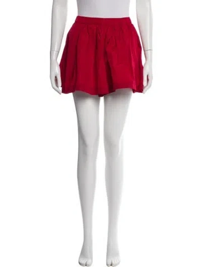Pre-owned Red Valentino Mini Shorts In Red