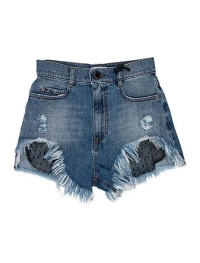 Pre-owned Red Valentino Mini Shorts W/ Tags In Blue
