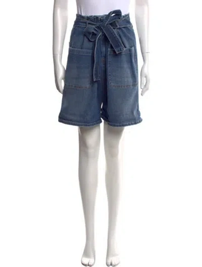 Pre-owned Red Valentino Mini Shorts W/ Tags In Blue